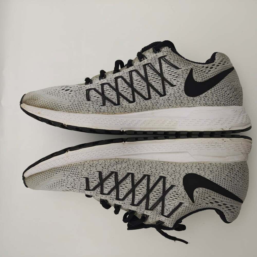 Nike Air Zoom Pegasus 32 Womens Size 9 Running Shoes Grey Black 749344-002 - Picture 6 of 8